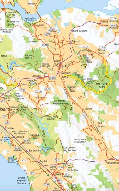 Contra Costa Maps And Resources 511 Contra Costa   Transit To Trails@2x 