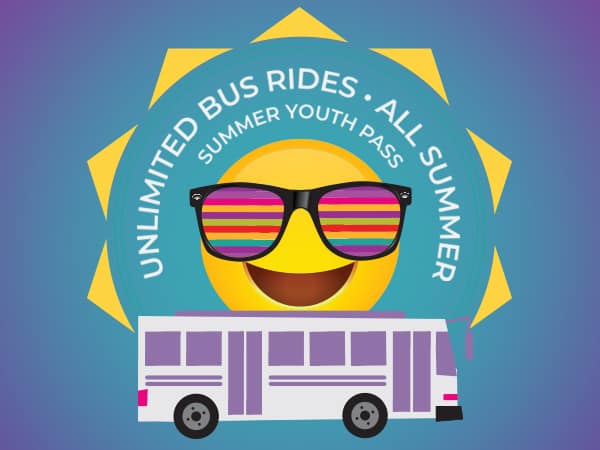 Summer Youth Pass 2019: $35 for Unlimited Bus Rides