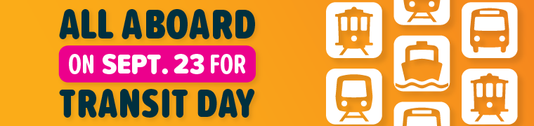 All Aboard on September 23 for Transit Day